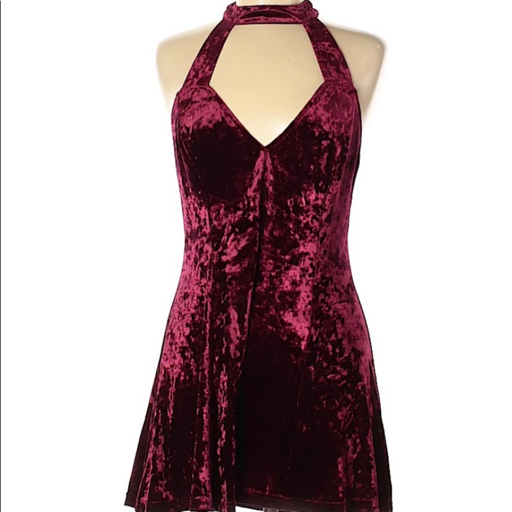 Lush Red Velvet Romper